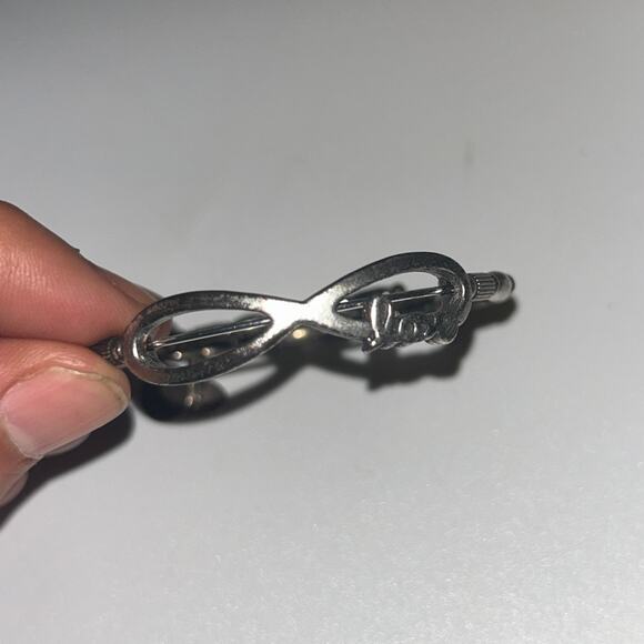 Alex and Ani Silver-Tone Bangle Bracelet Infinity Love Beaded Wrap - Picture 2 of 6